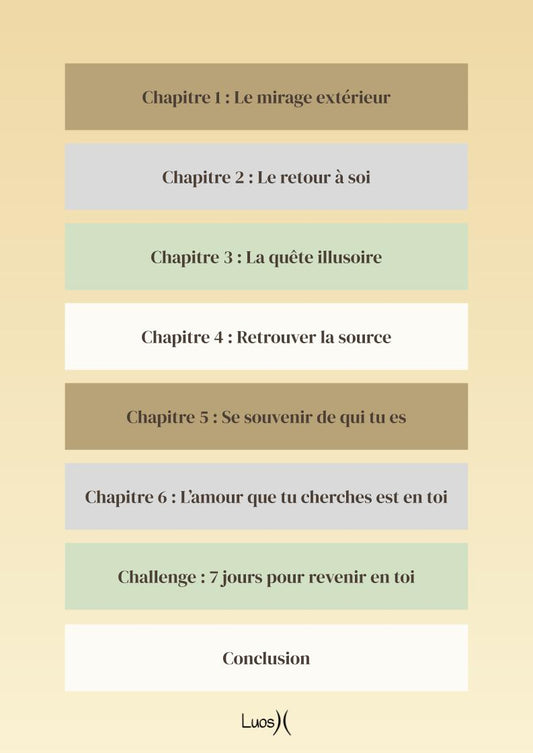 Cesse de chercher le bonheur ailleurs qu’en toi