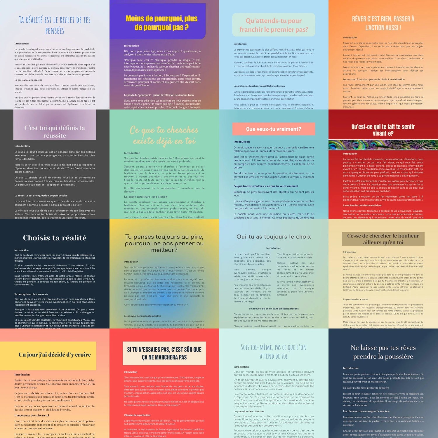 Collection de 16 Mini-Guides Luos : Ton Instant Inspiration pour la Transformation