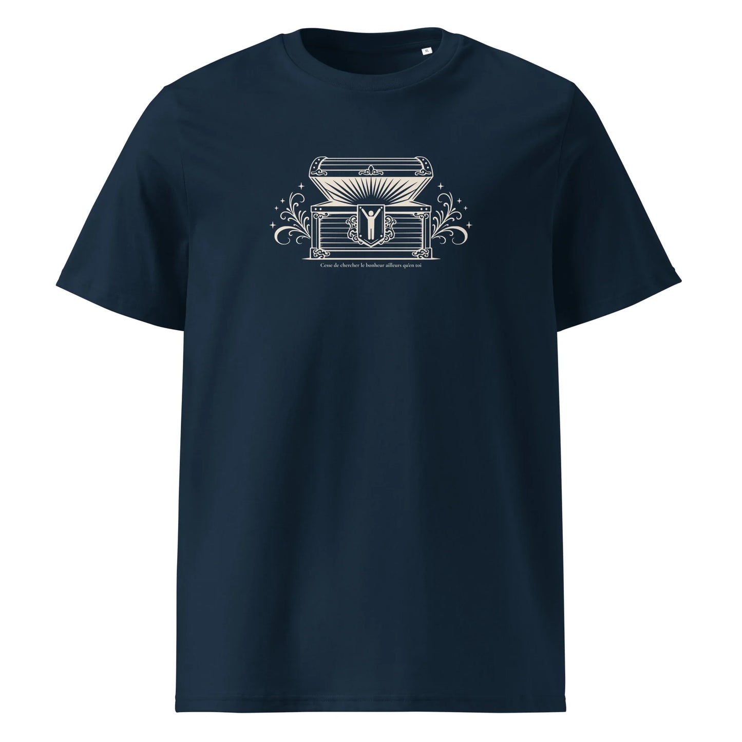 T-shirt "Cesse de chercher le bonheur ailleurs qu'en toi"