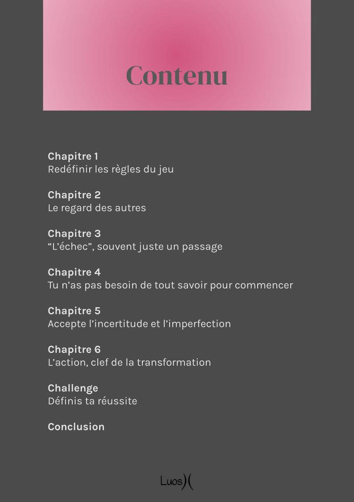 C'est toi qui définis ta réussite