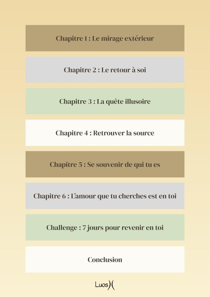 Cesse de chercher le bonheur ailleurs qu’en toi