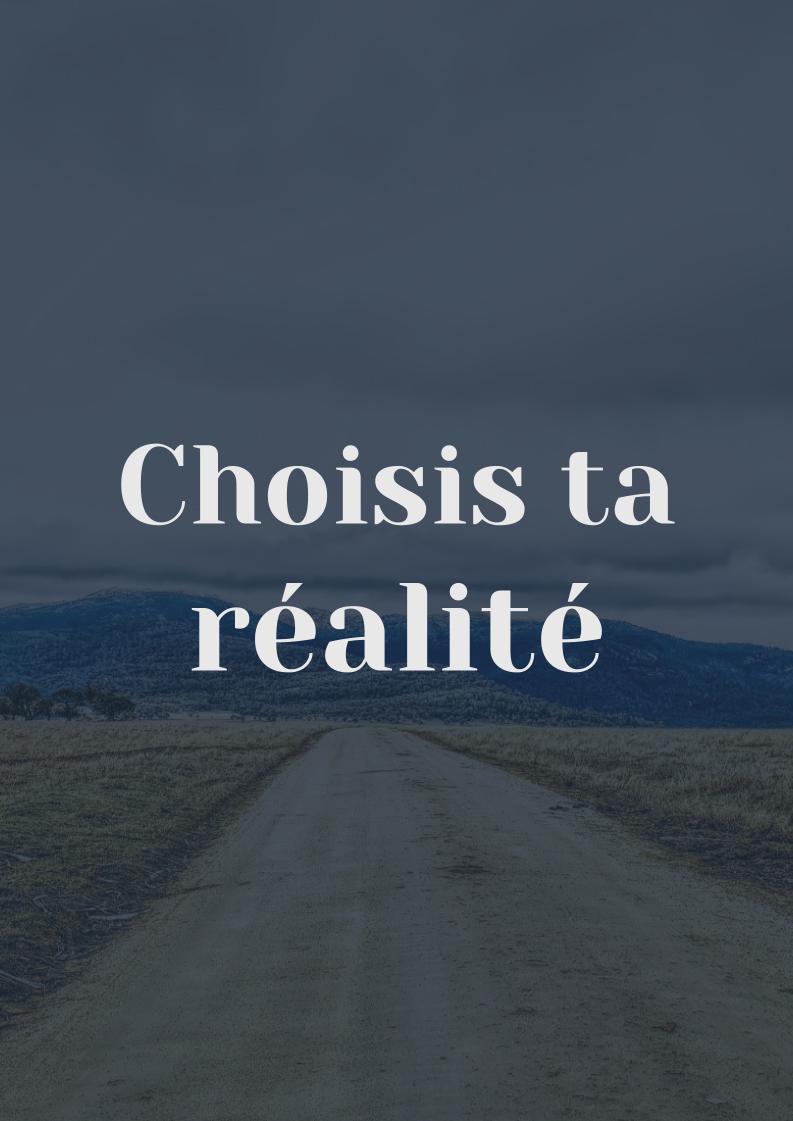 Choisis ta réalité