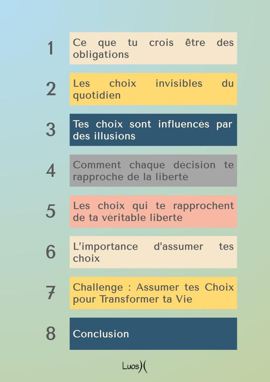 Oui, tu as toujours le choix