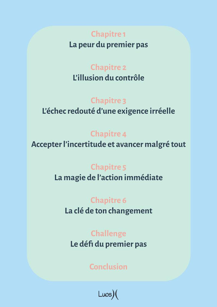 Qu’attends-tu pour franchir le premier pas?