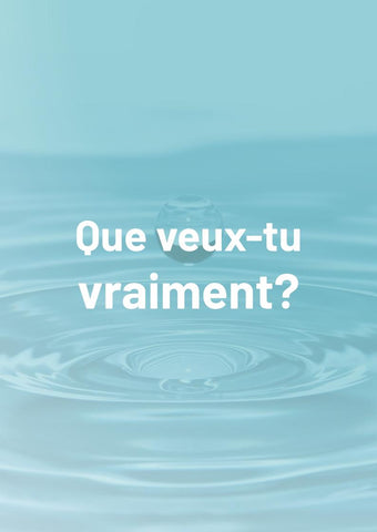 Que veux-tu vraiment?