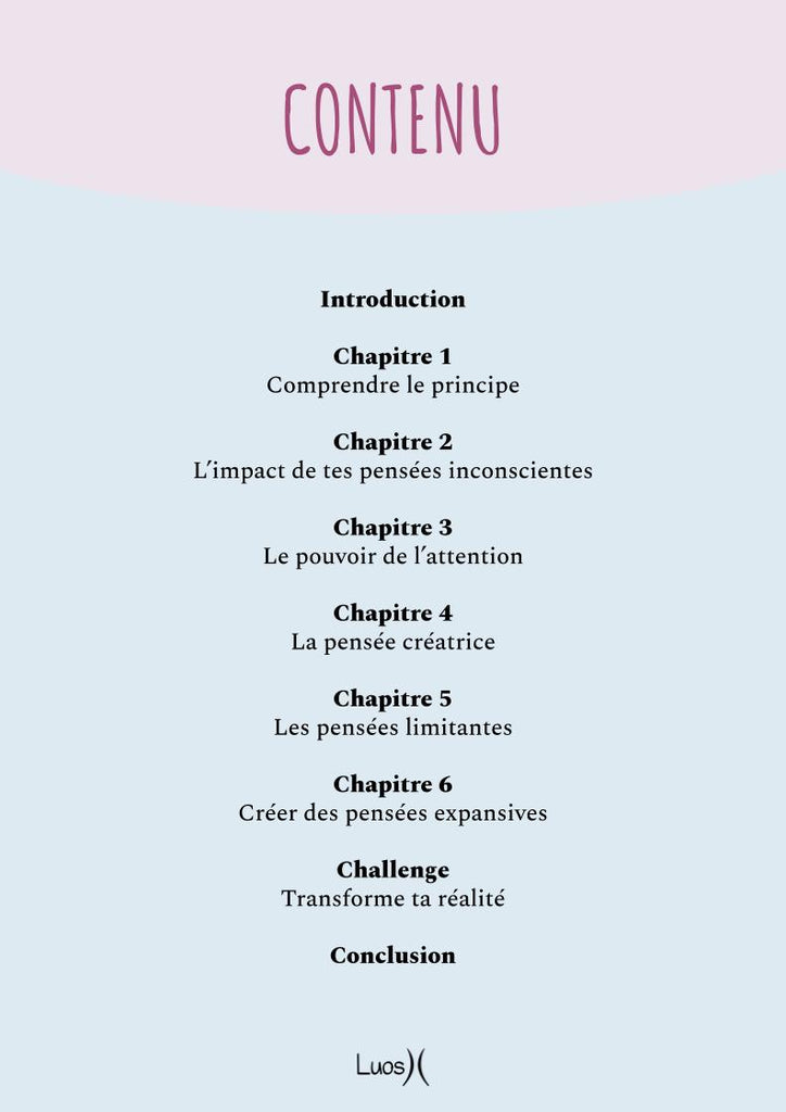 Ta réalité est le reflet de tes pensées